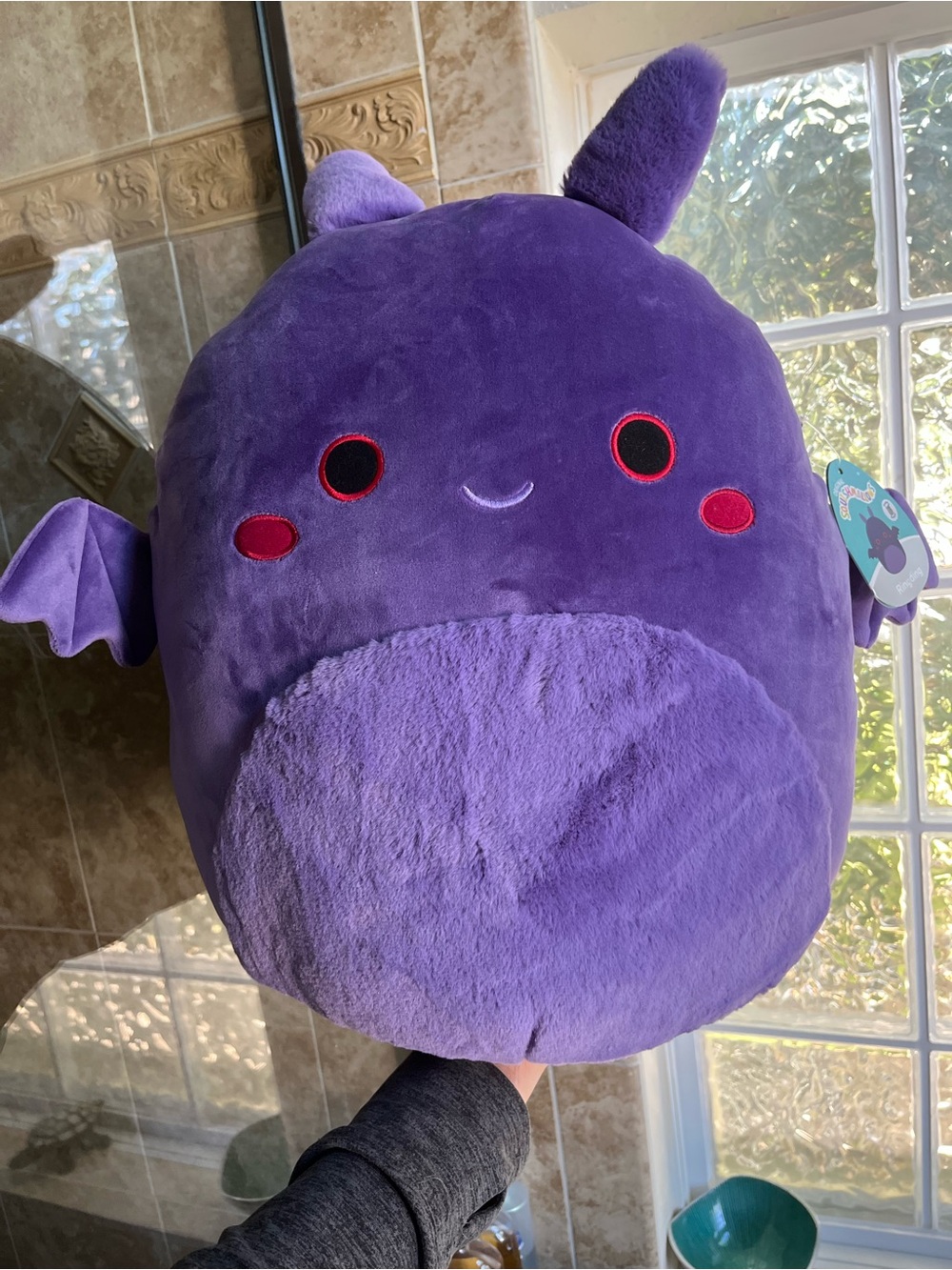 Squishmallows Purple Bat Plush Toy Cute Stuffed Animal 16” NWT